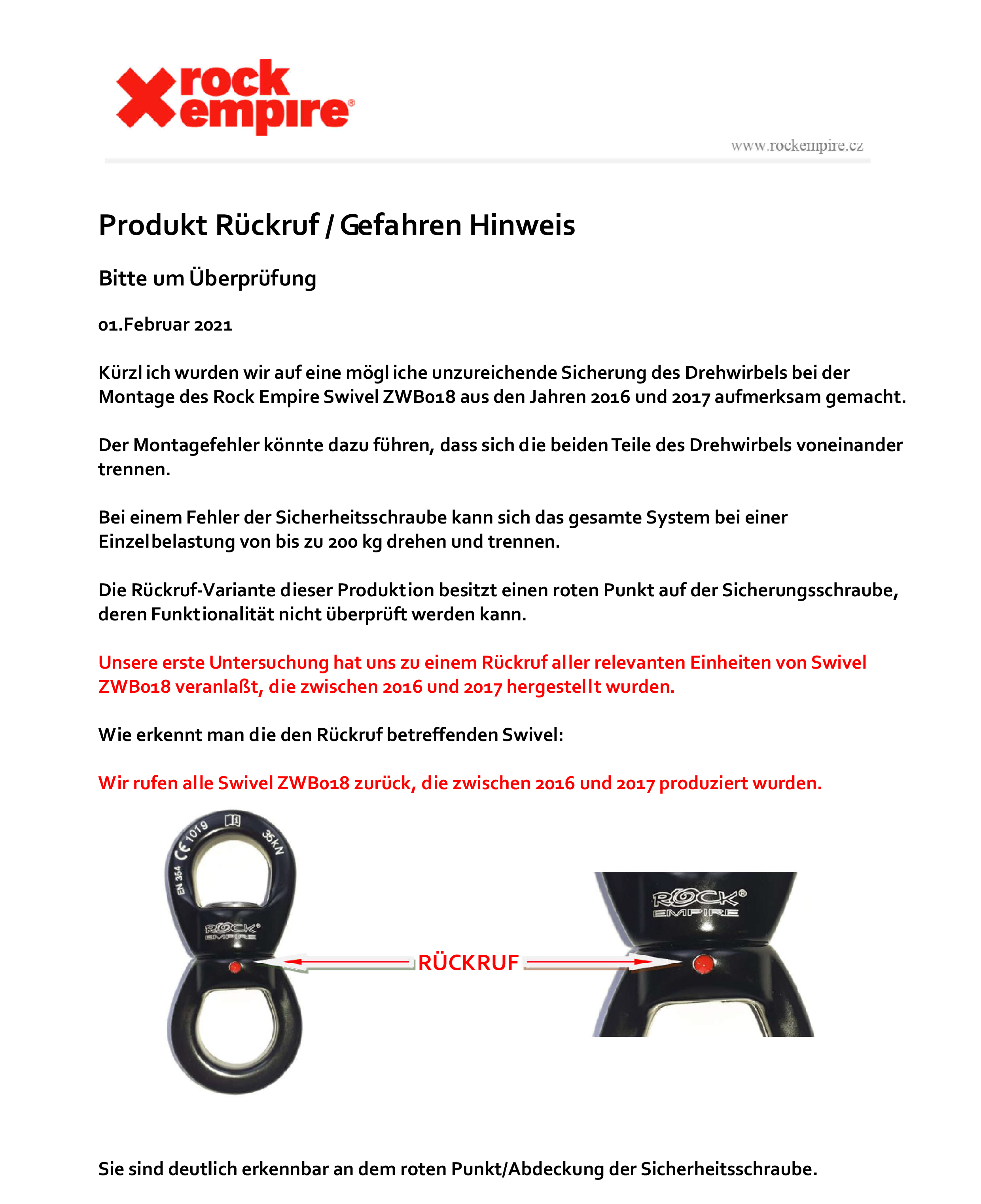 RE Rückruf-1 swivel